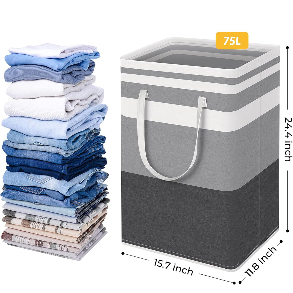 75L Large Freestanding Laundry Basket