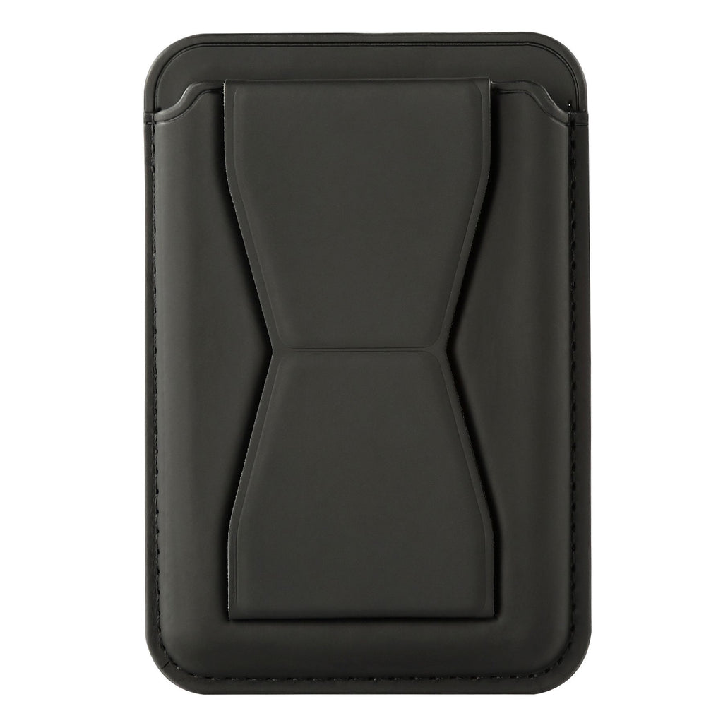 Mobile Phone Leather Card Case Stand