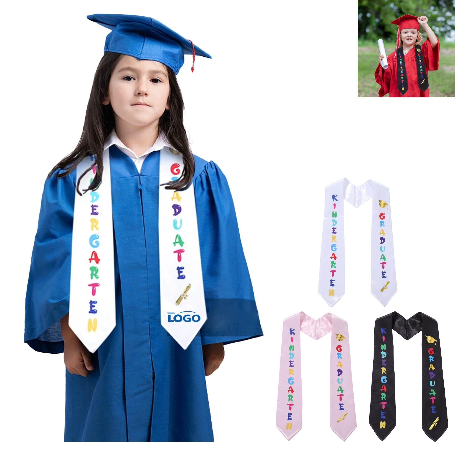 Children Classic Graduation Honor Shawl