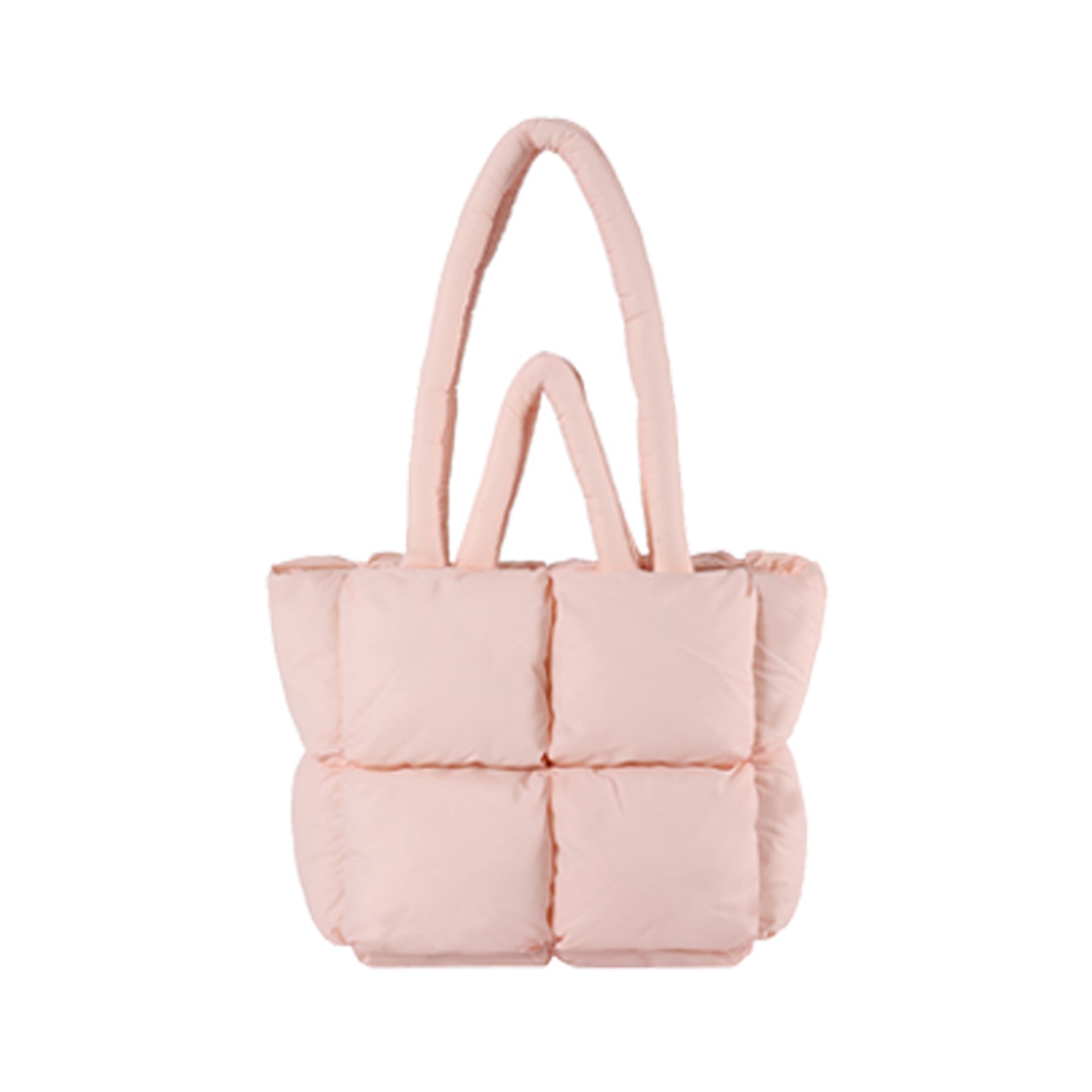 Large Quilted Puffy Handbag