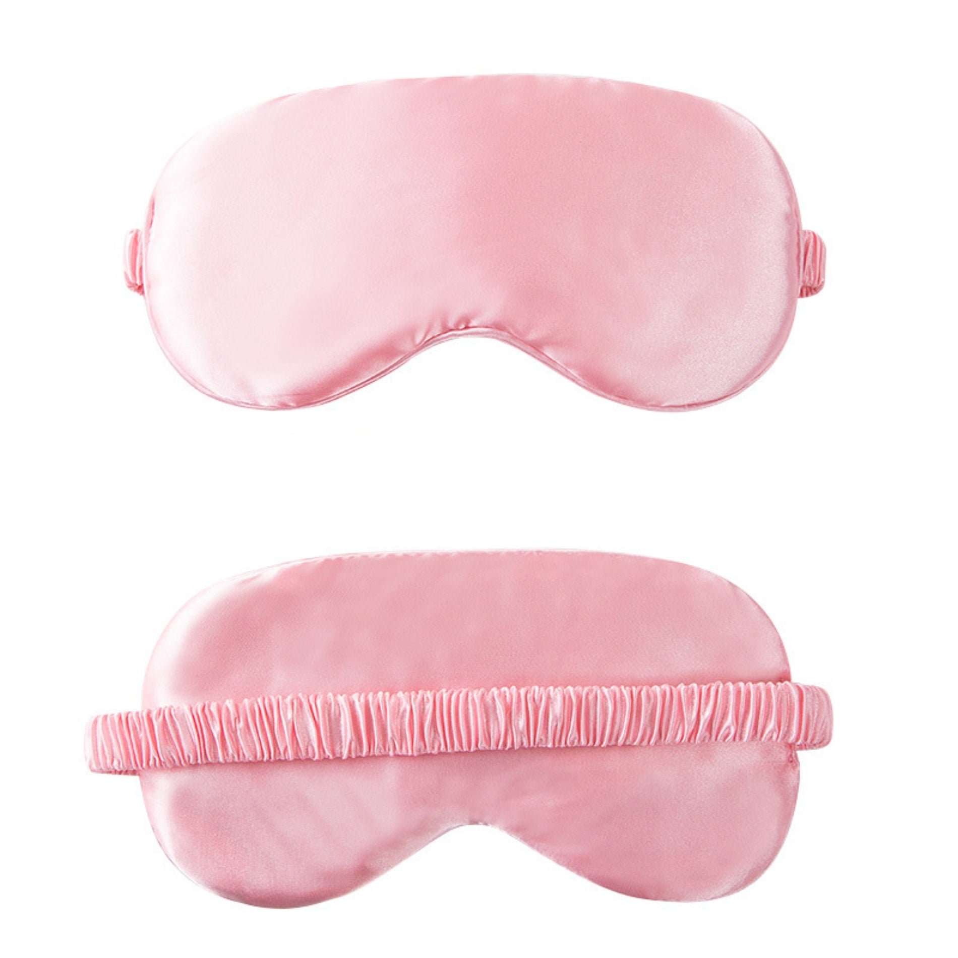 Portable Double-Sided Silk Solid Color Eye Mask