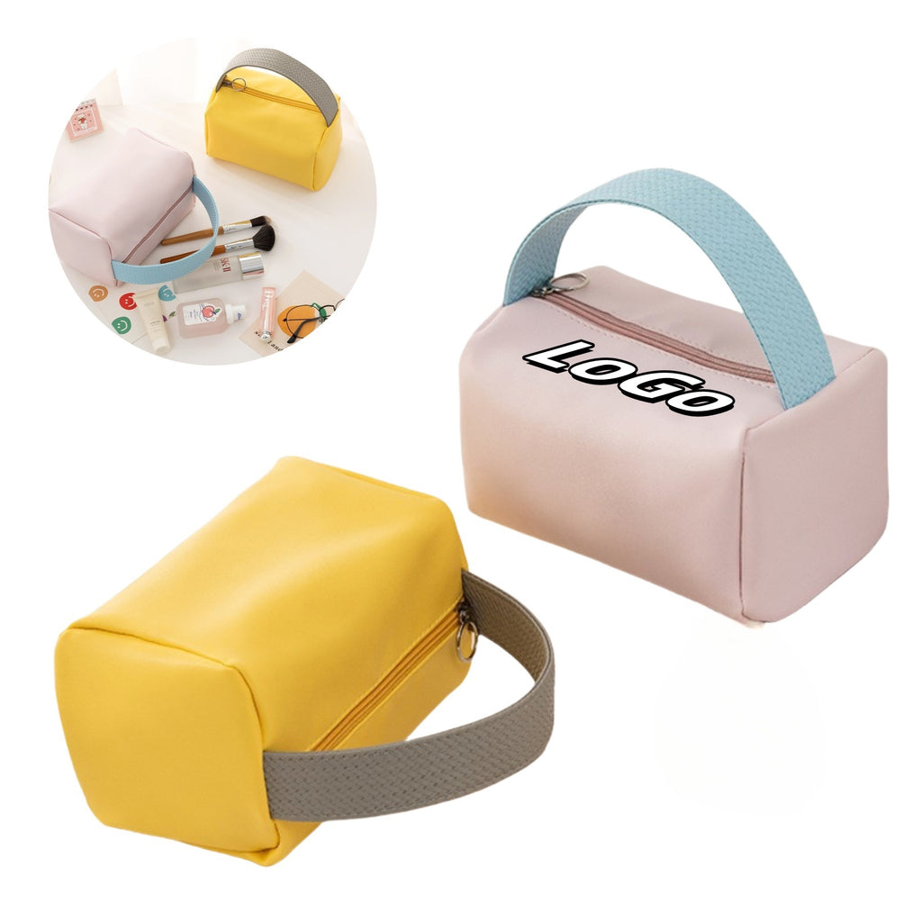 Candy - Colored PU Cosmetic Bag
