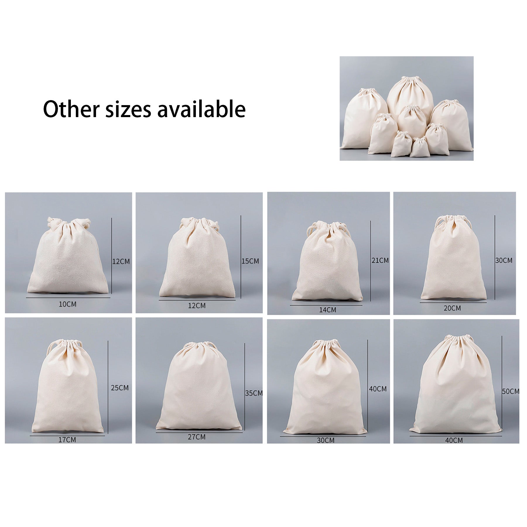 Drawstring Canvas Bag