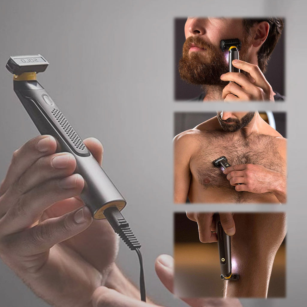 Usb Rechargeable Handheld Beard Razor Trimmer And Dehairer
