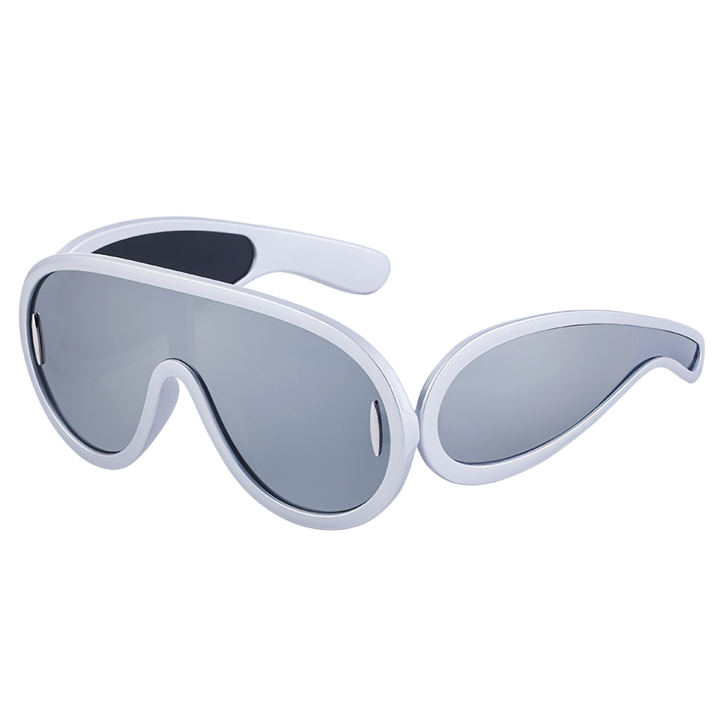 Mask Sunglasses Trendy Futuristic Shield Sun Glasses Uv400