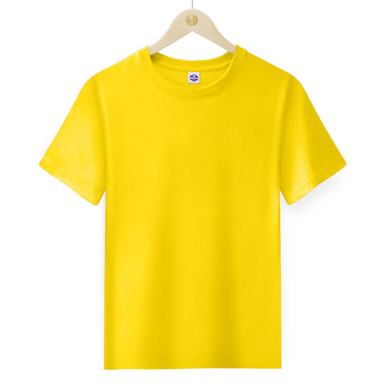 Cotton Round Neck Short Sleeved Men's T-shirt With Half Sleeves