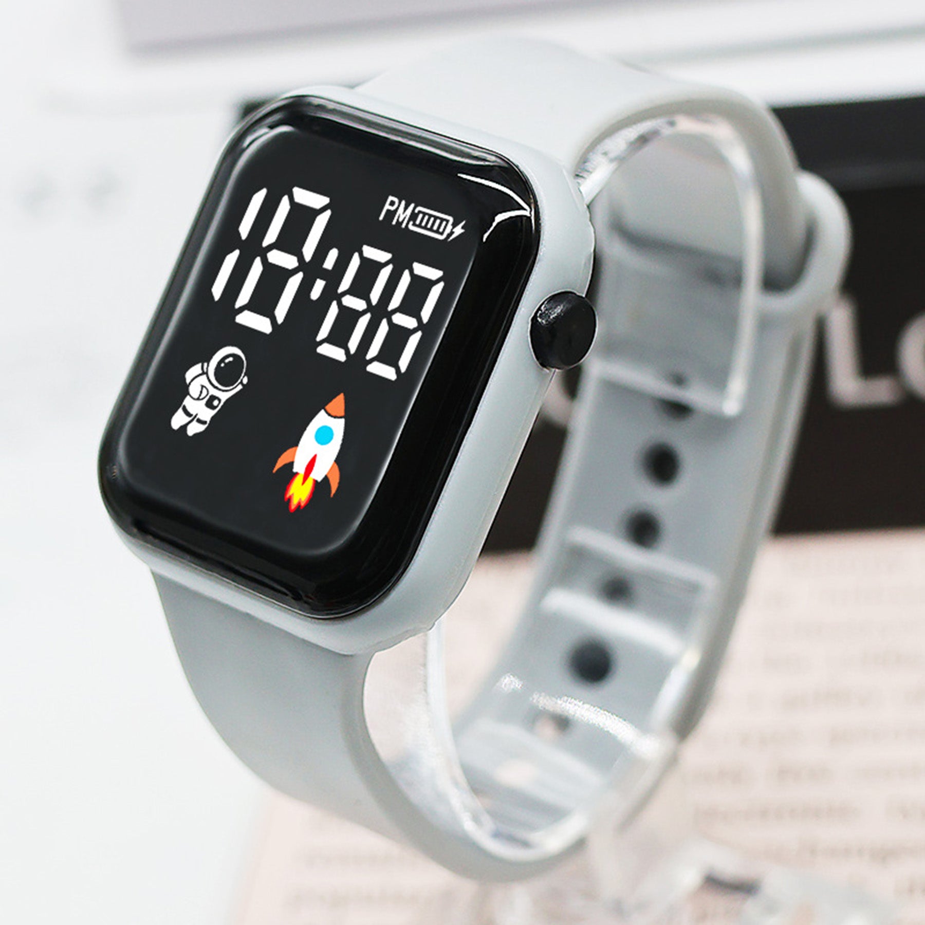 LED Cube Electronic Watch