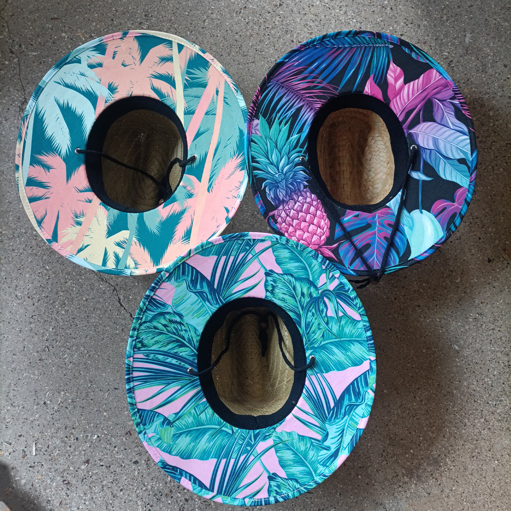 Customizable Bottom Cloth Printing Summer Straw Hat