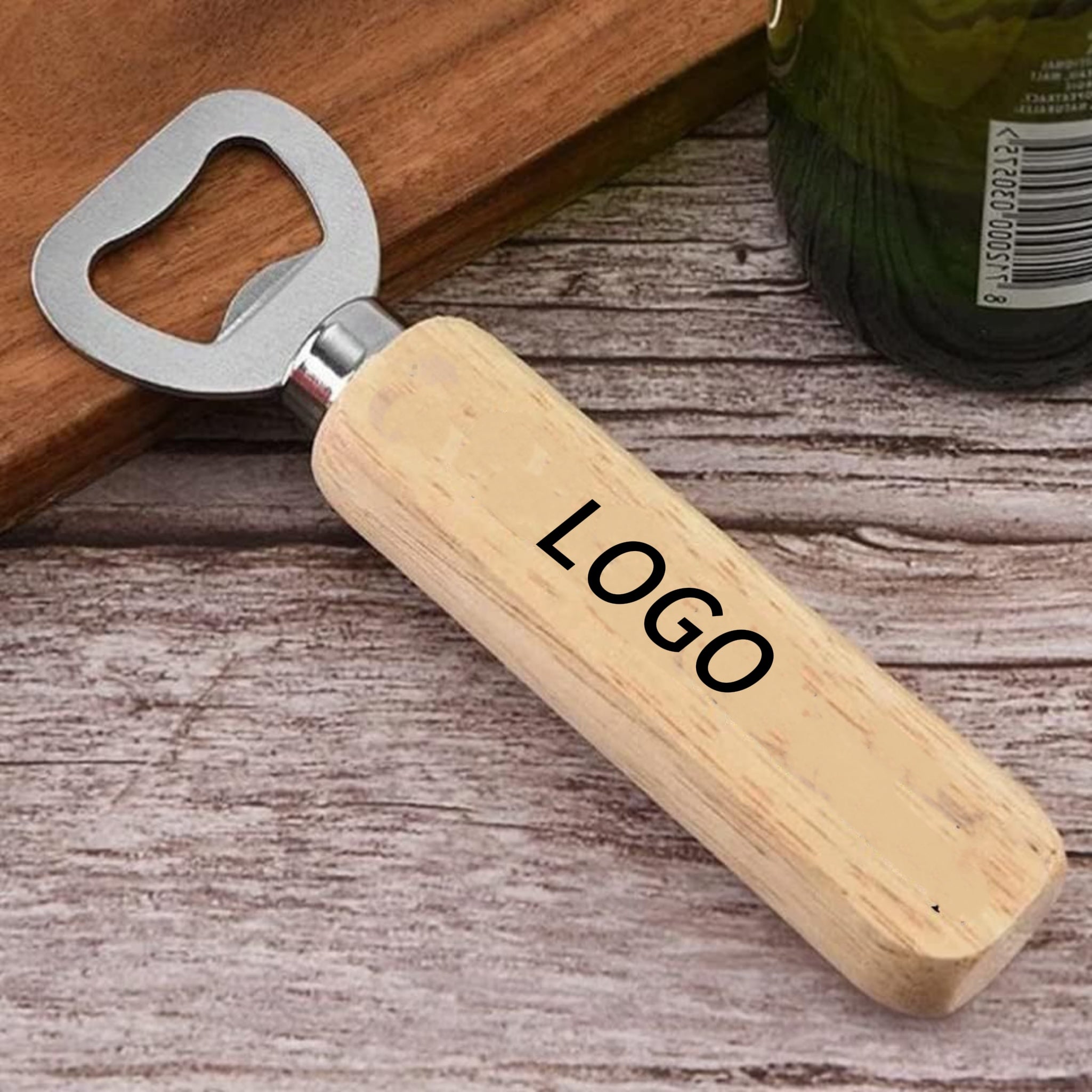 Wooden Handle Beer Opener
