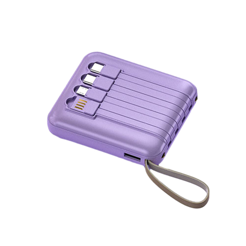 Led Power Bank With Removable Cable