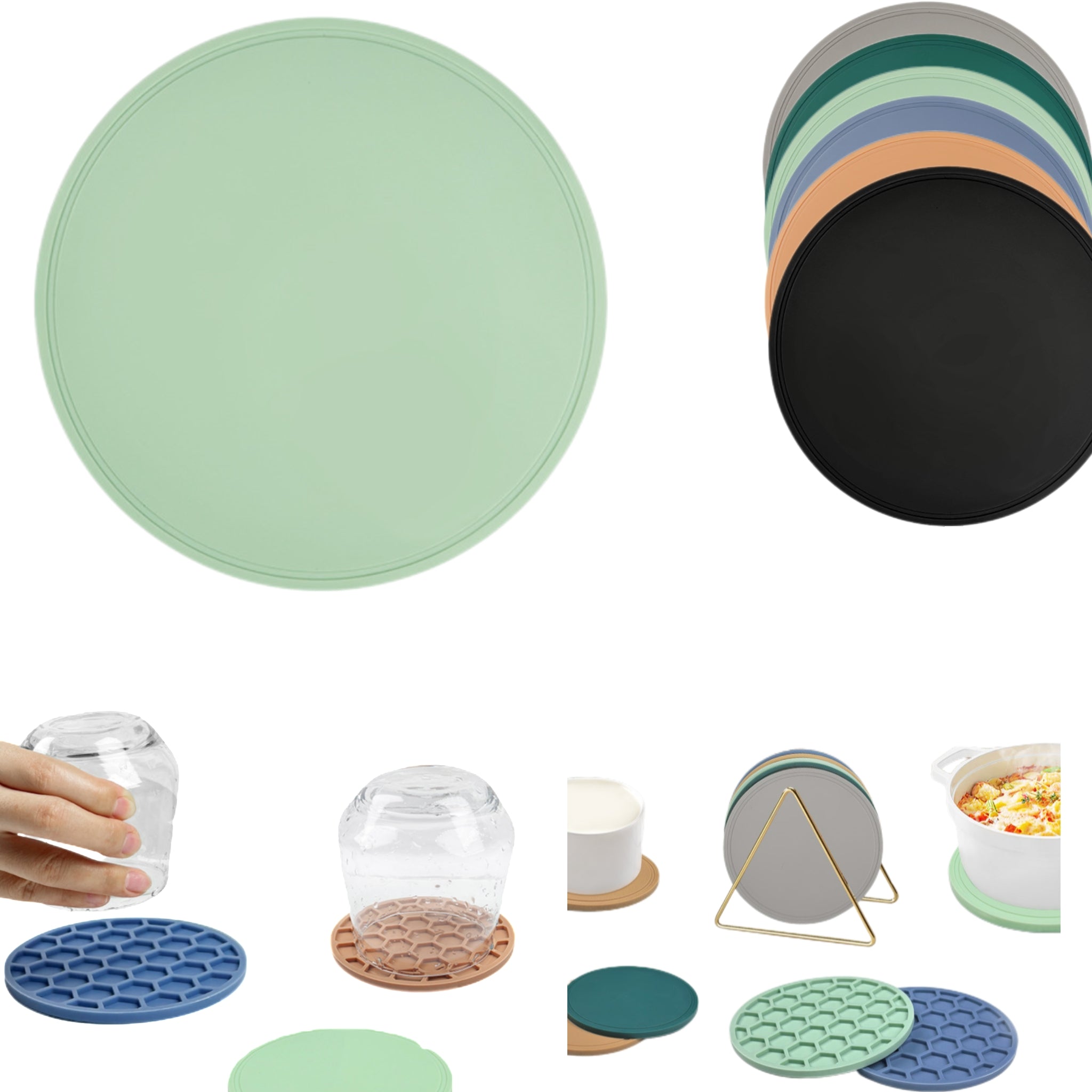 Household Silicone Heat - Insulating Placemat