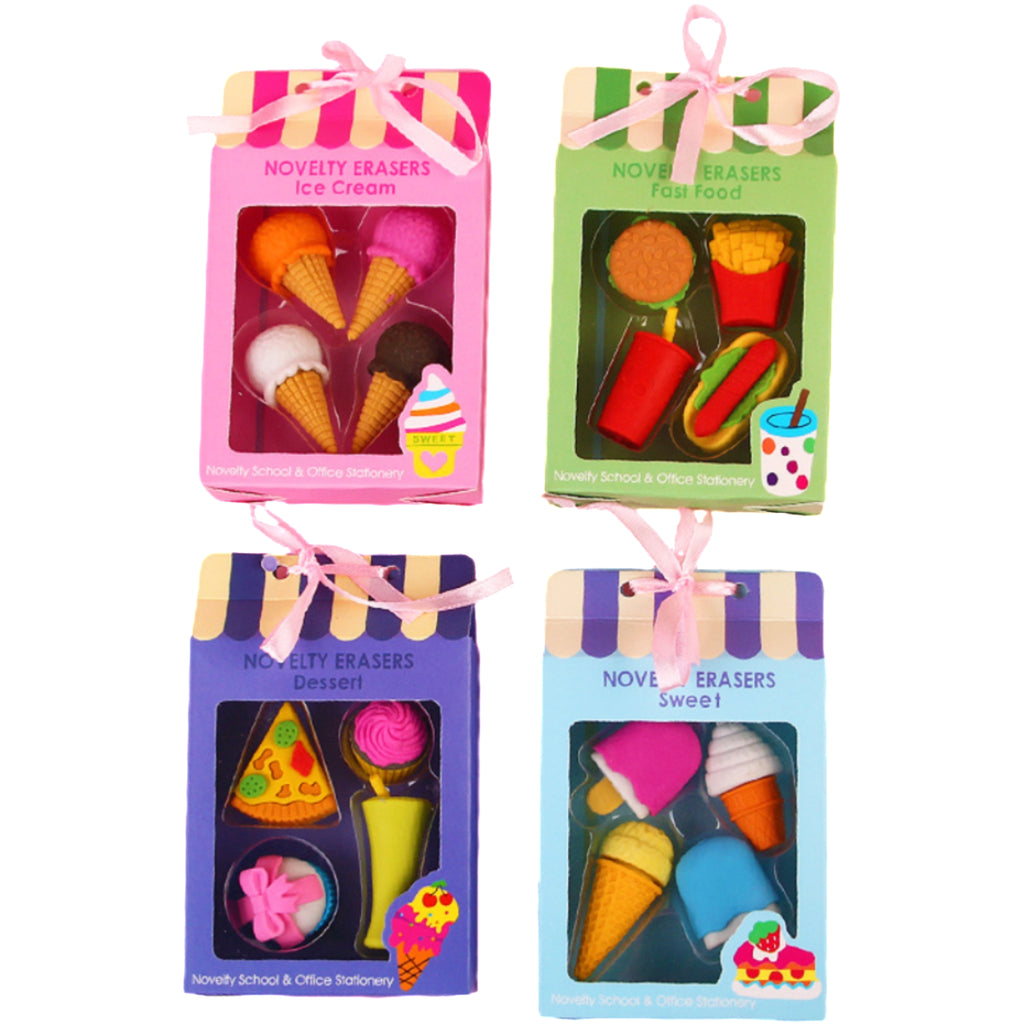 Dessert Themed Eraser Set