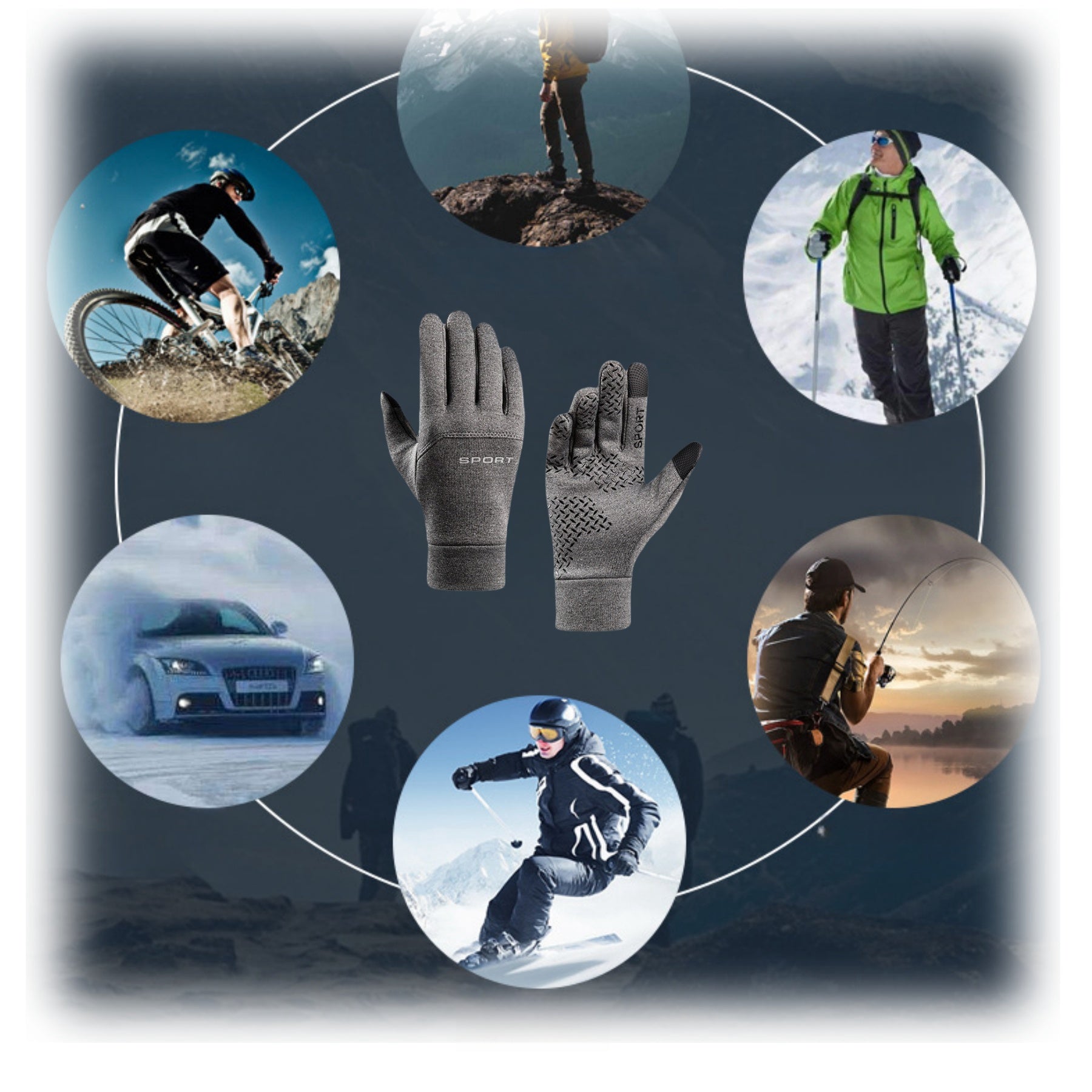 Windproof And Waterproof Cycling Gloves