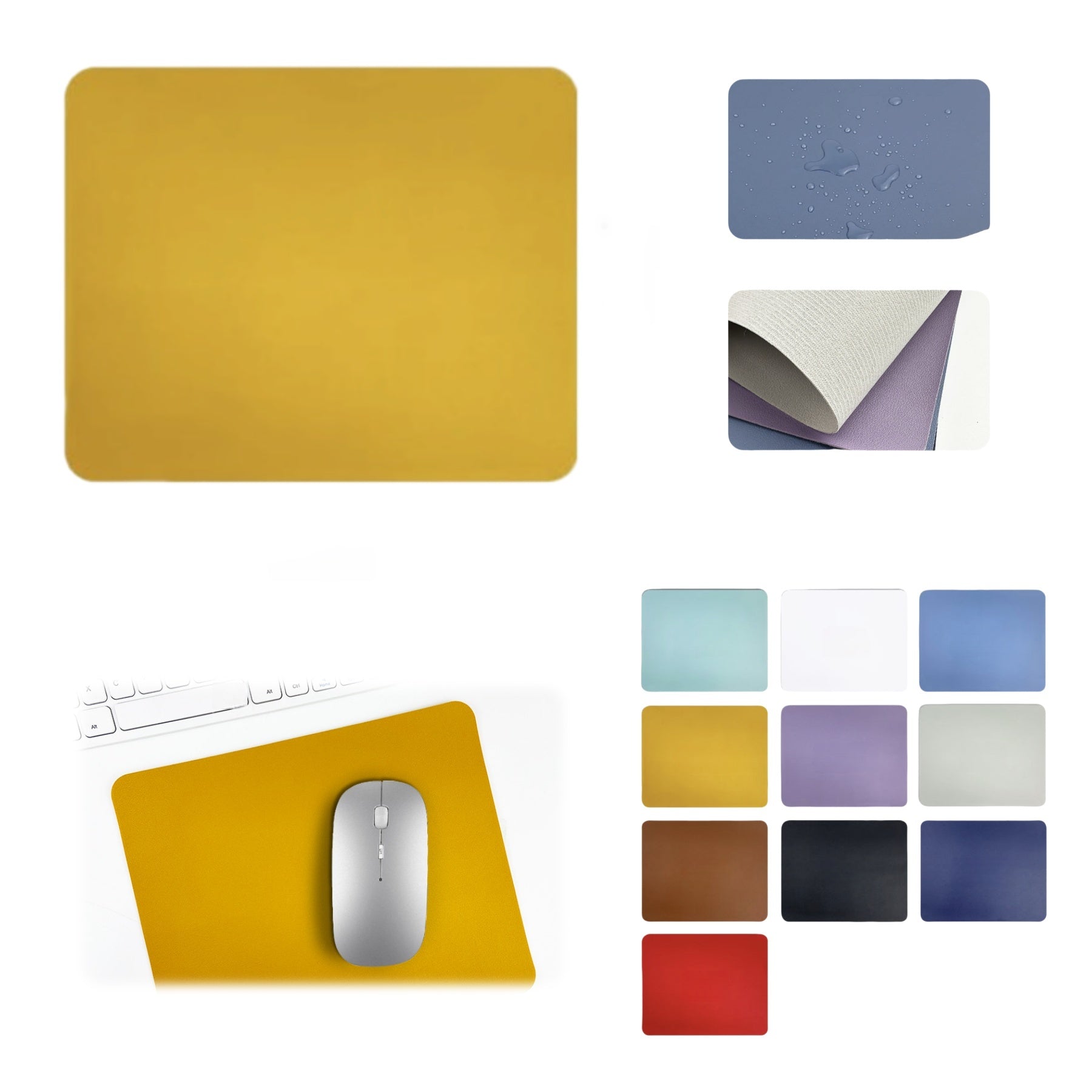 PU Leather Mouse Pad