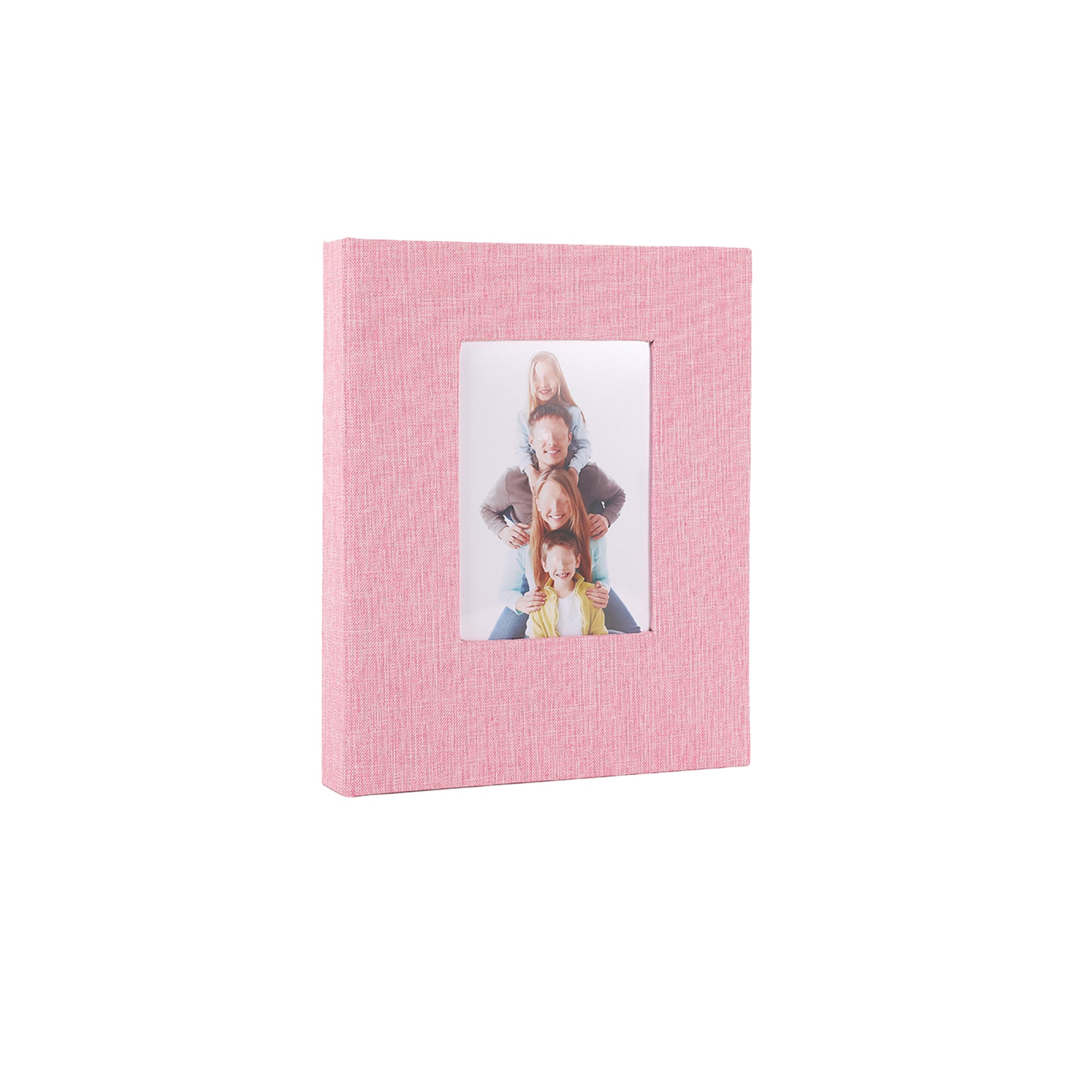 Fabric Linen Hardcover Photo Album 4x6 Inch Window Scrapbook