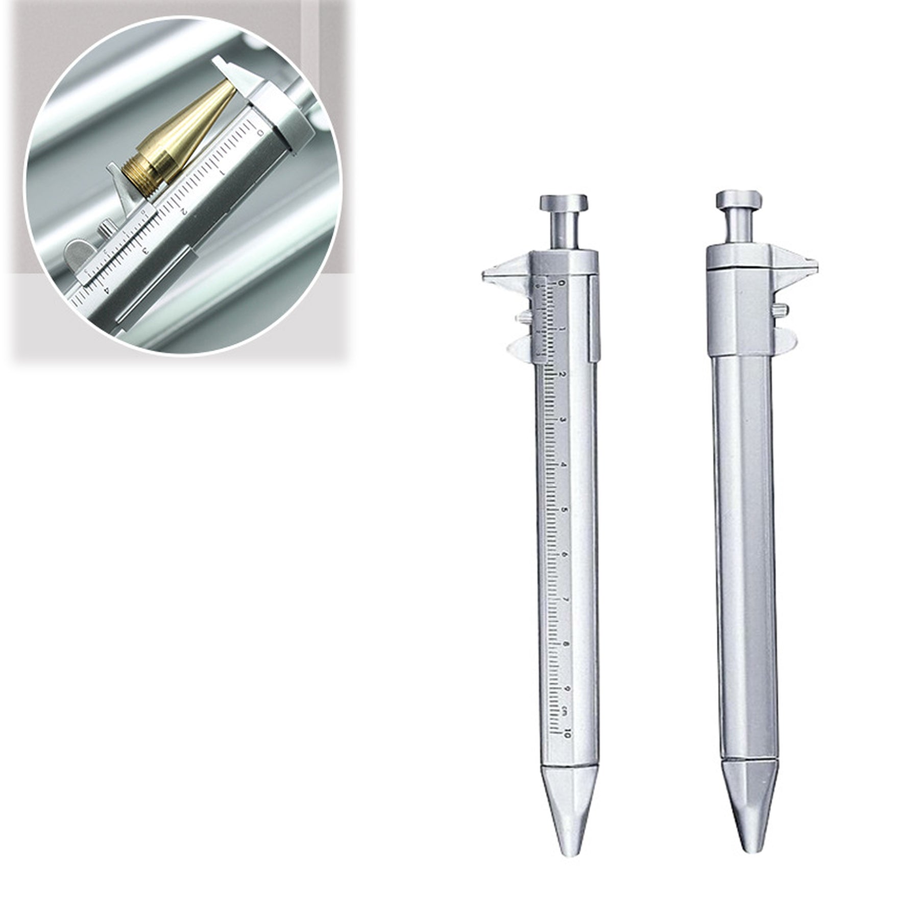 Student Exam Vernier Calipers Ballpoint Pen 0-100mm