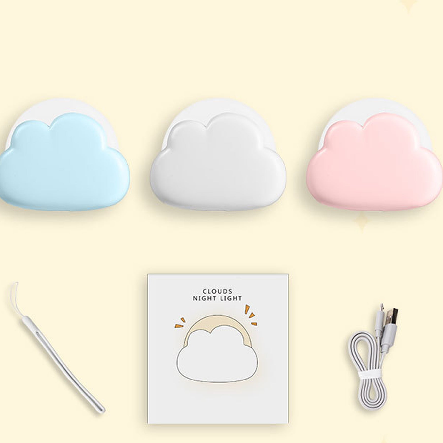 Portable LED Cute Cloud Mini Desk Lamp