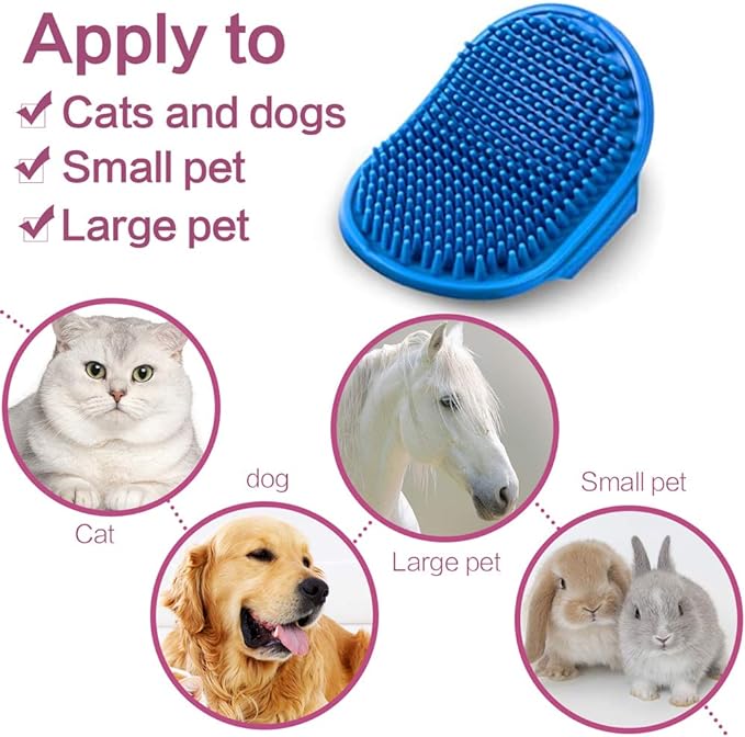 Pet Bath Brush Silicone Massage Brush
