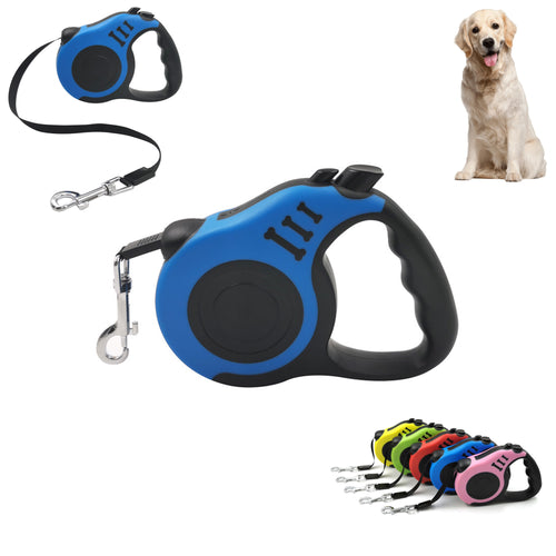 Automatic 360-Degree Tangle-Free Retractable Dog Leash