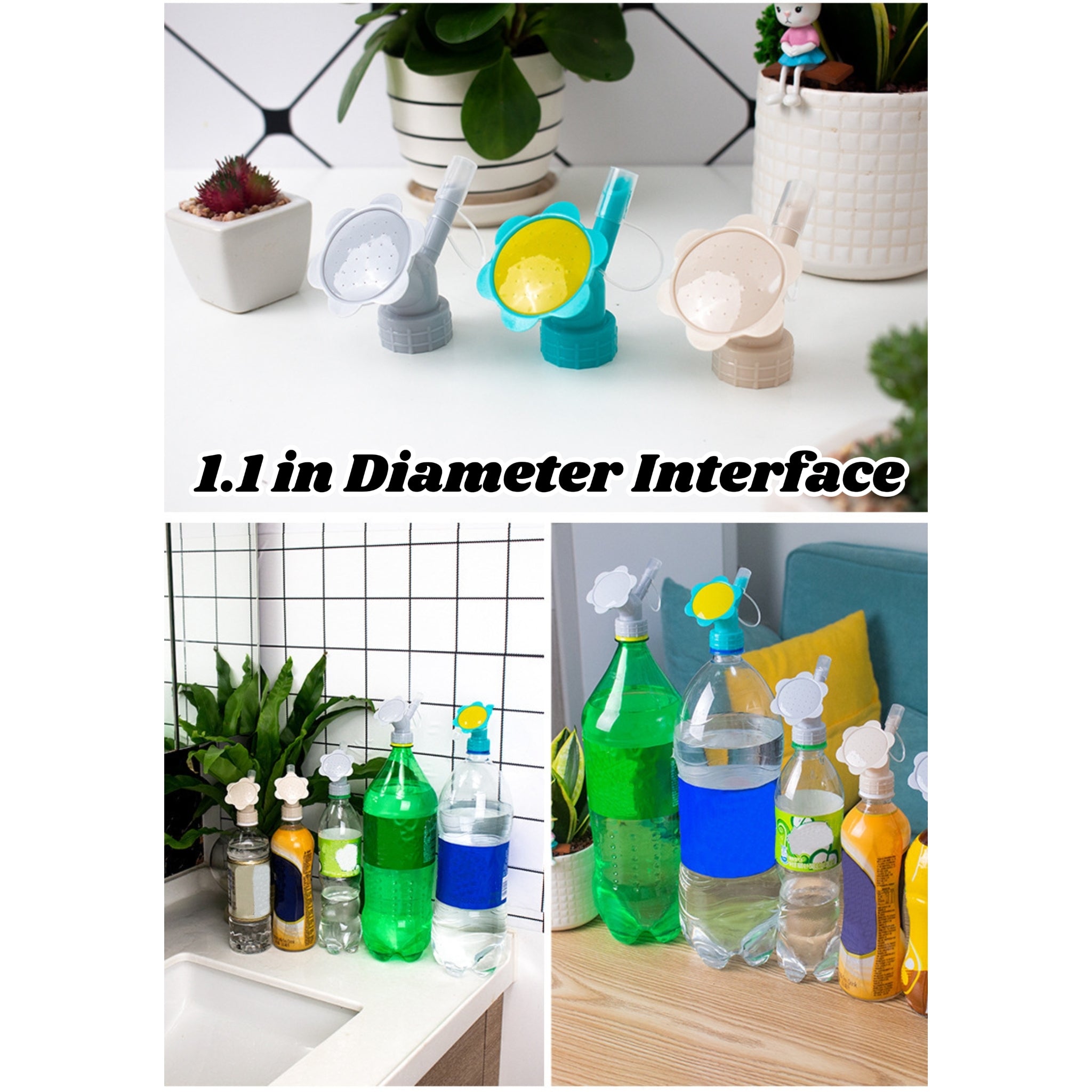 Dual Outlet Plastic Plant Watering Nozzle