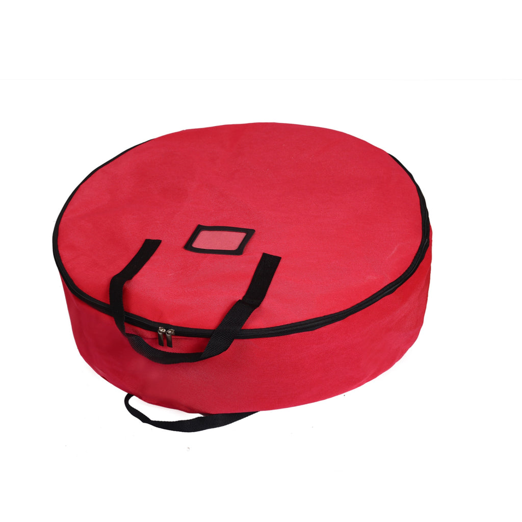 Round Christmas Ornament Storage Bag Foldable Large Capacity