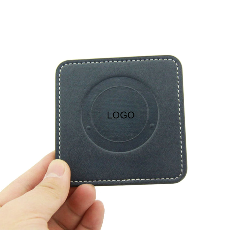 PU Square Leather Coaster