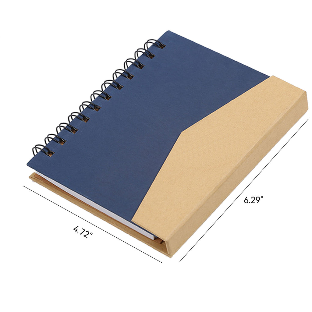 Notebook with Pen and Sticky Notes
