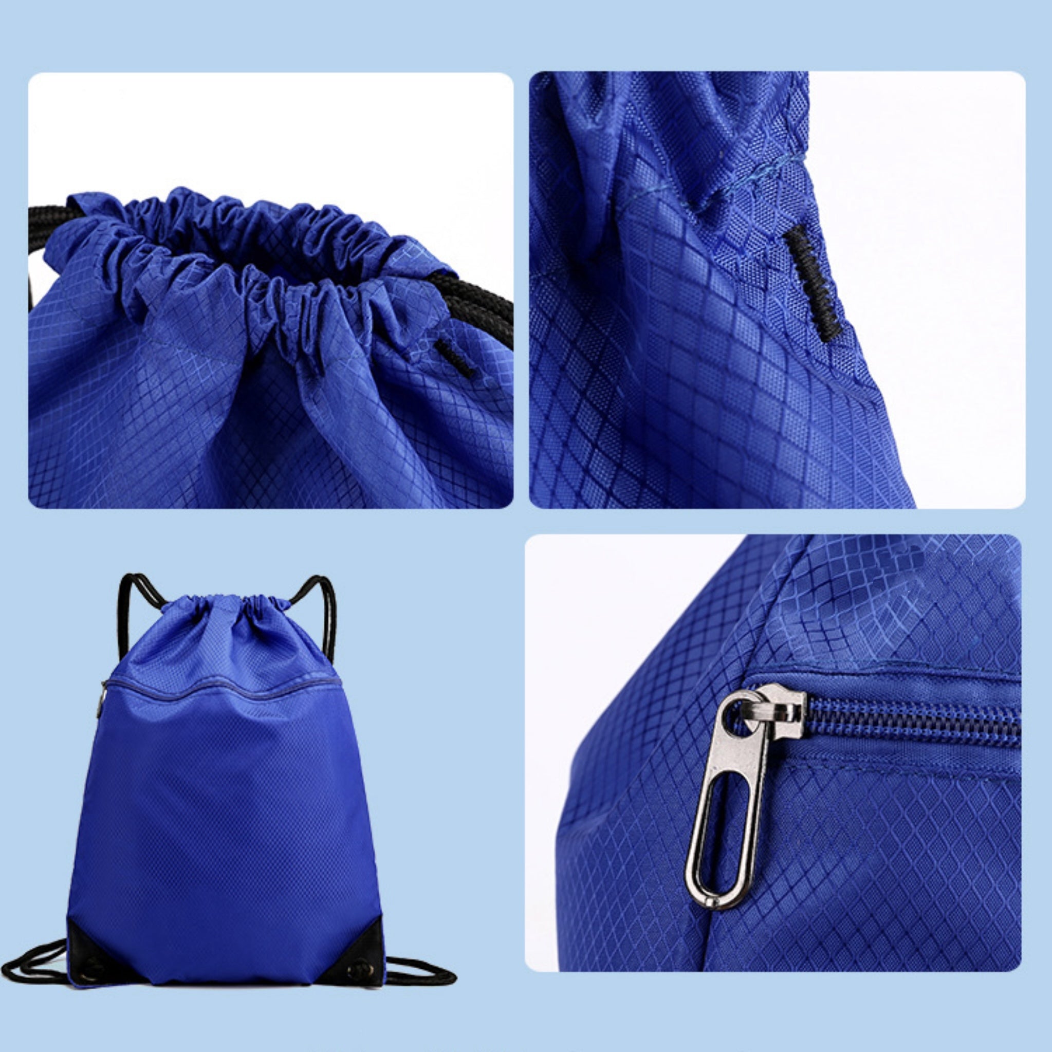Oxford Drawstring Backpack Gym Bag