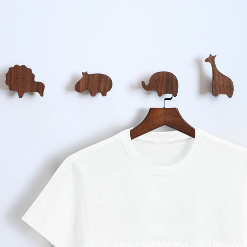 Cartoon Wooden Hooks Set-5pcs