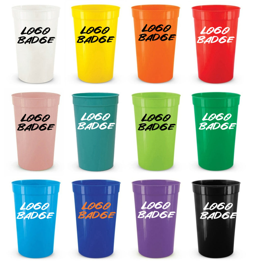 Stadium 16 Oz. Plastic Cups Reusable Drink Tumblers