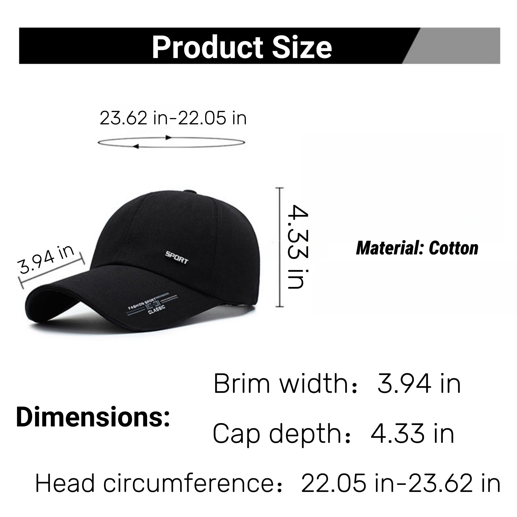 Outdoor Minimalist Baseball Cap