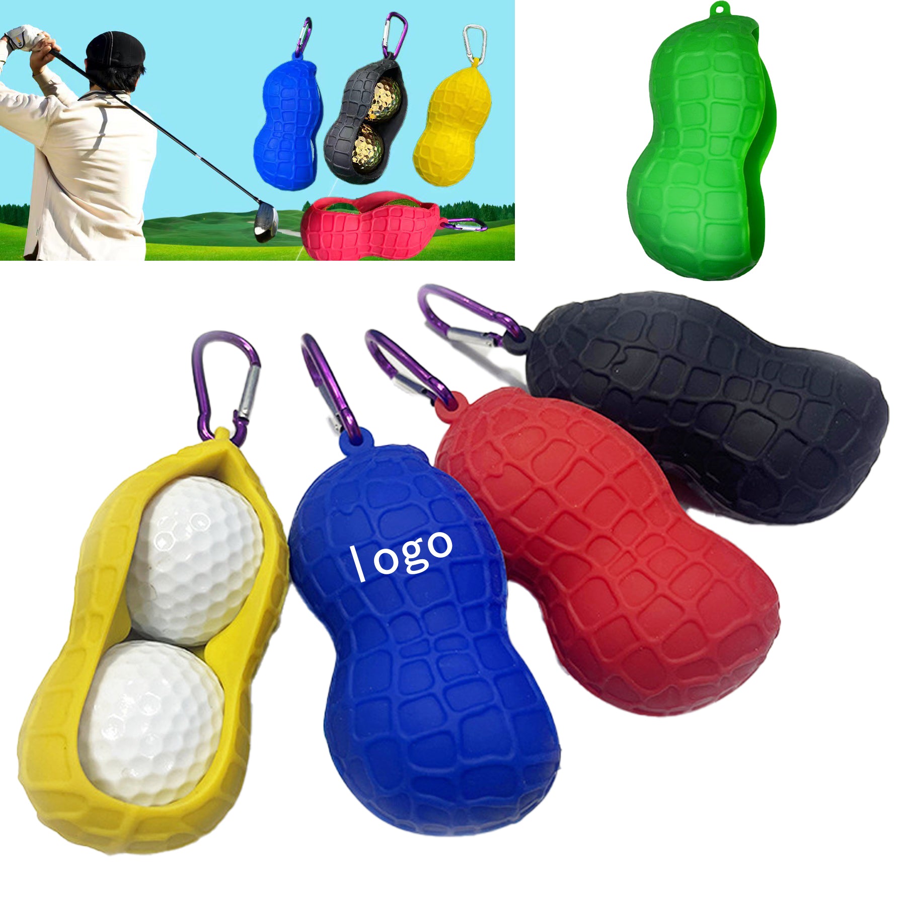 Silicone Sleeve Golf Ball Cover