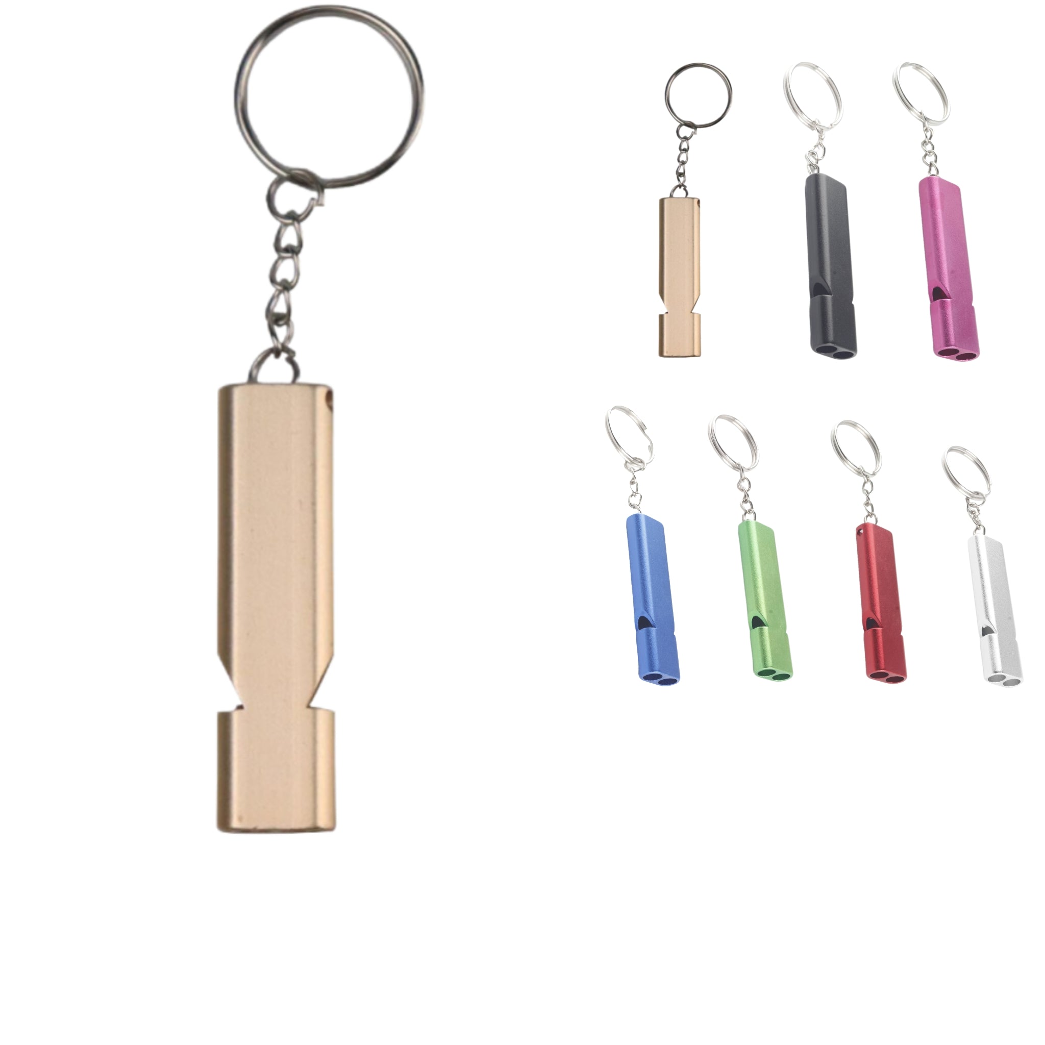 Dual-tube Outdoor Survival Whistle