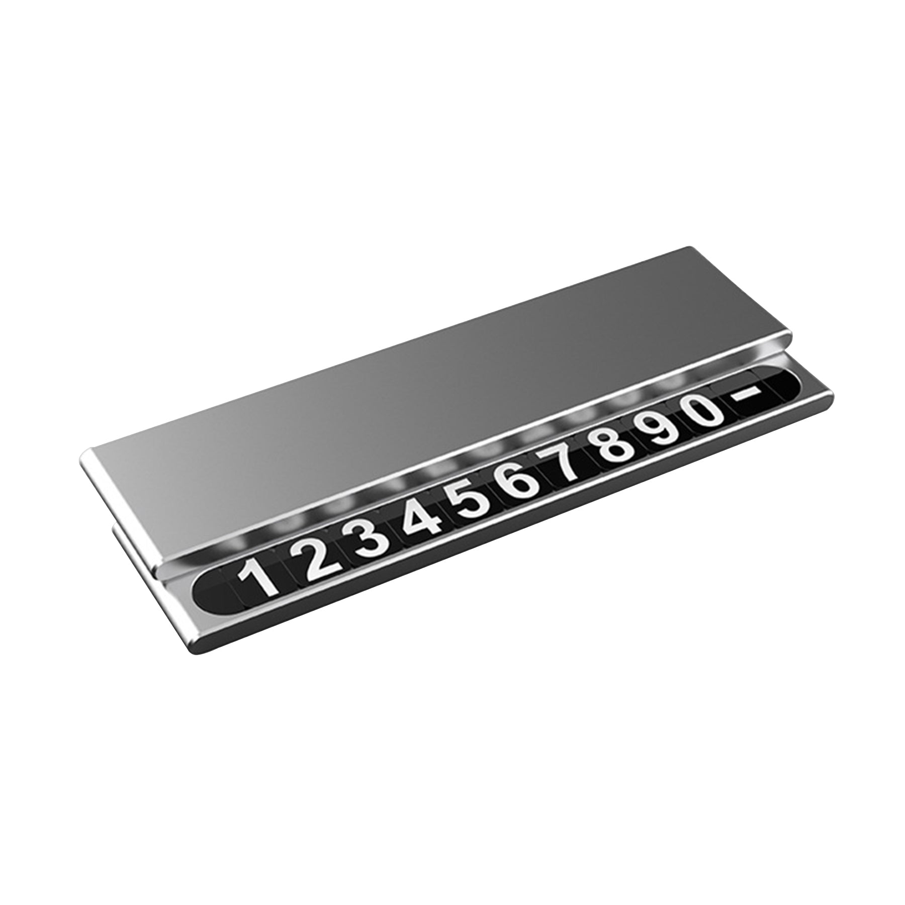 Car Temporary Parking Number Sign
