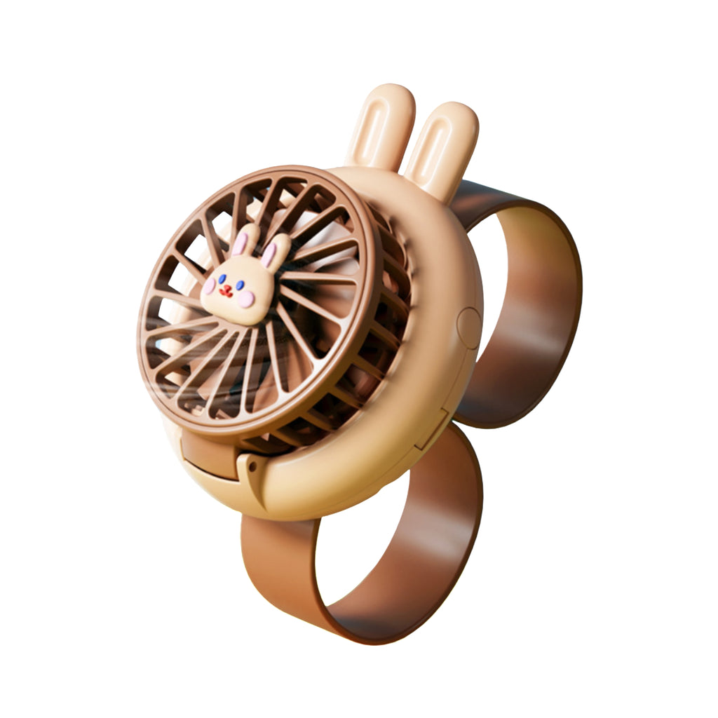 Mini Handheld Fan Kids Toy Watch USB Rechargeable
