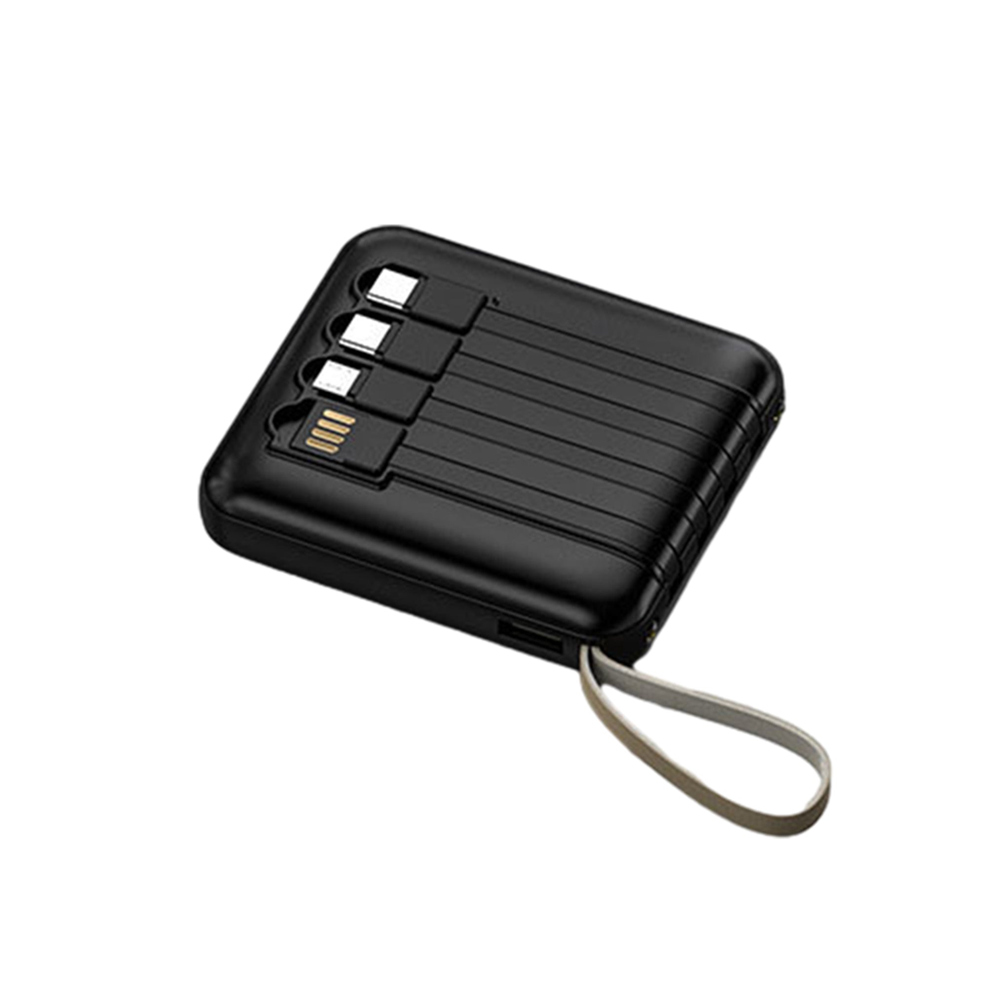 Led Power Bank With Removable Cable