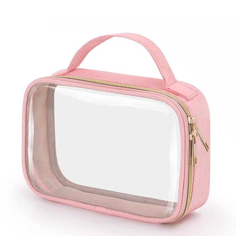 Portable Waterproof Transparent Travel Multifunctional Handheld Makeup Bag