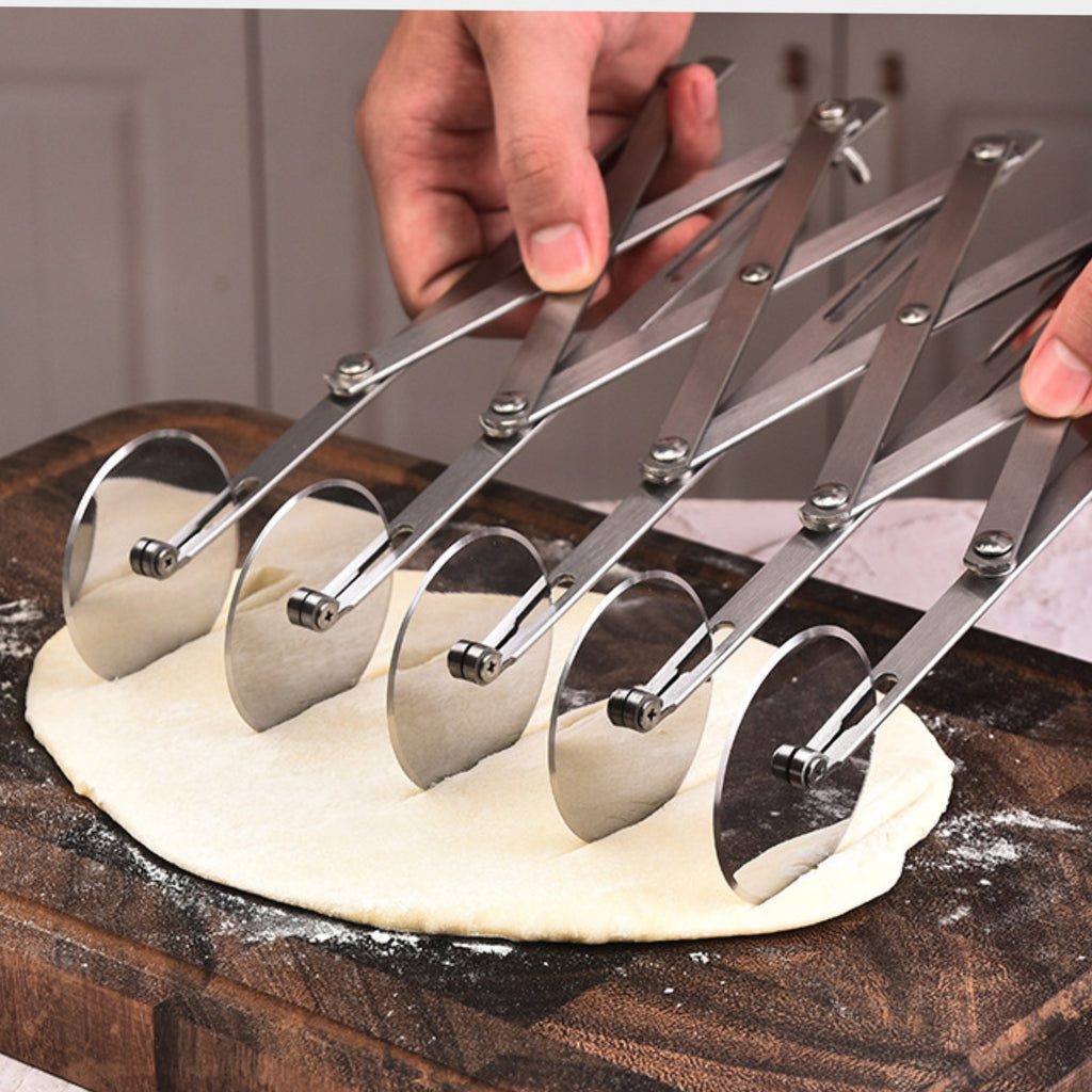 Stainless Steel 5-Wheel Pizza Cutter