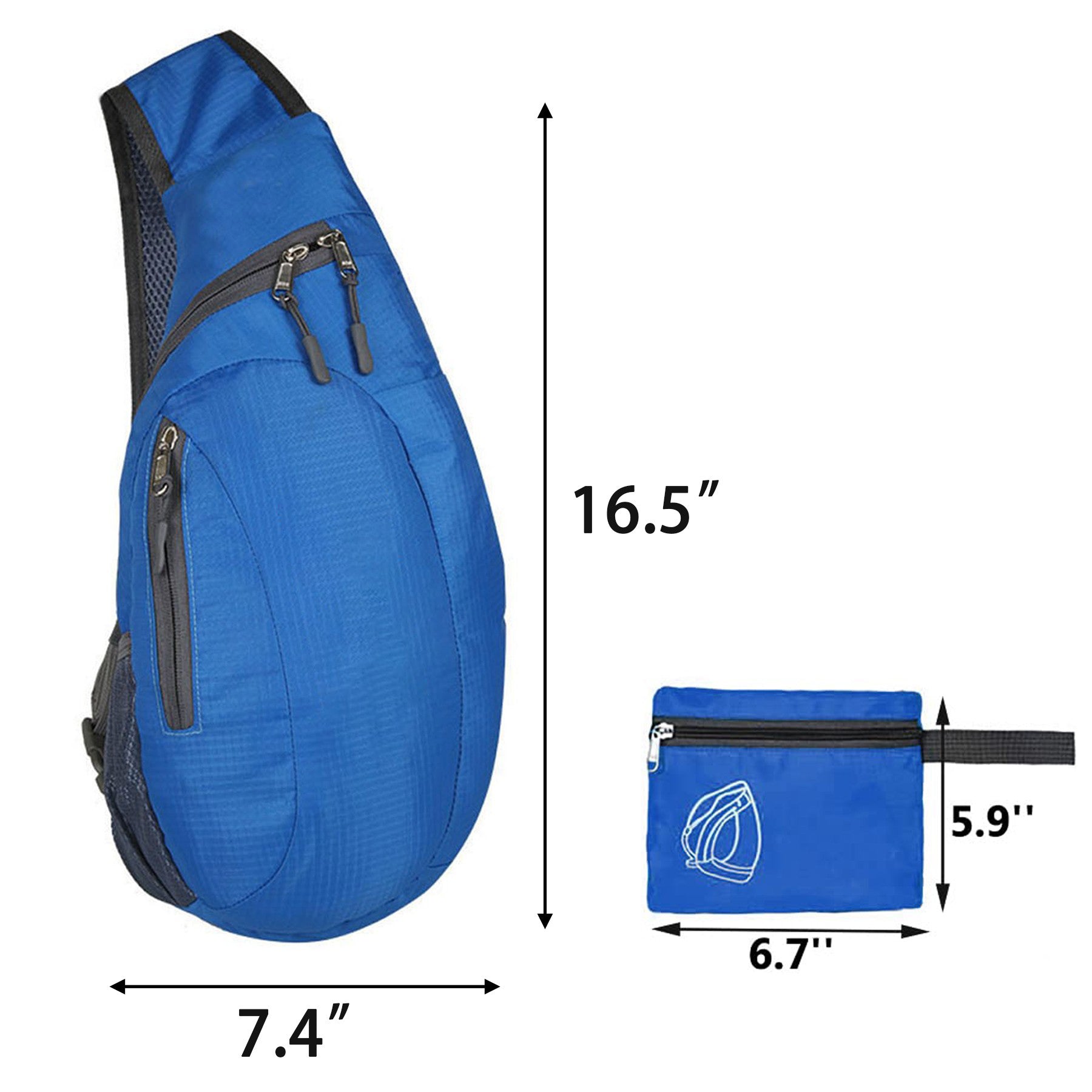 Casual Style Sports Foldable Sling Bags