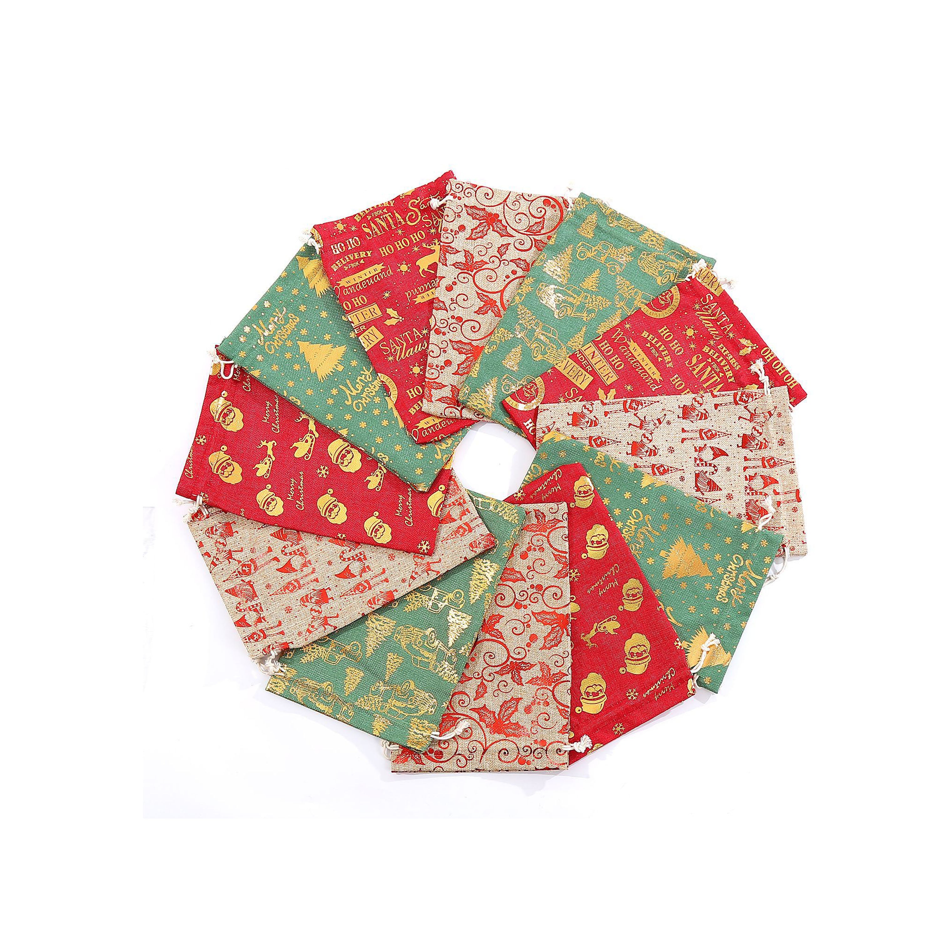 Drawstring Christmas Bags