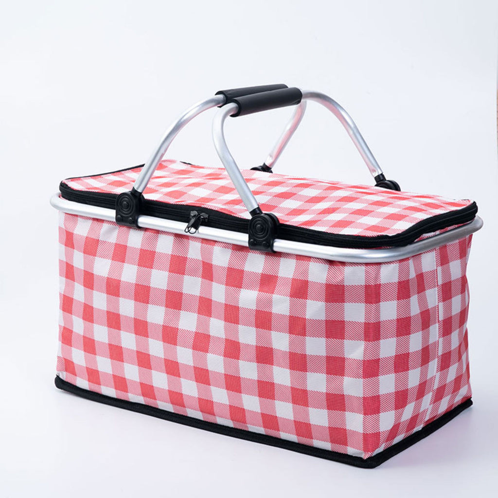 Insulated Foldable Outdoor Picnic Basket