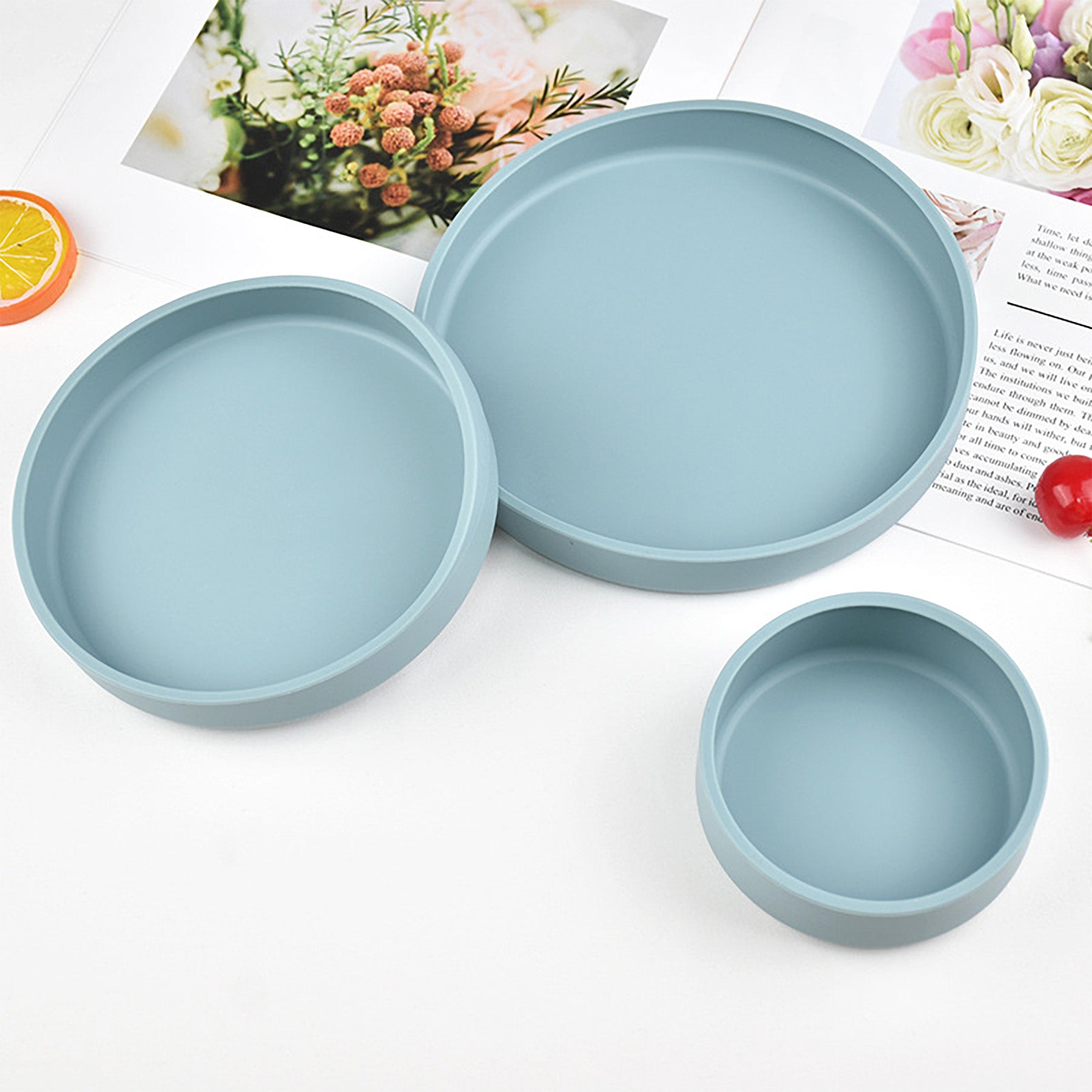 Silicone Snack Plate Set