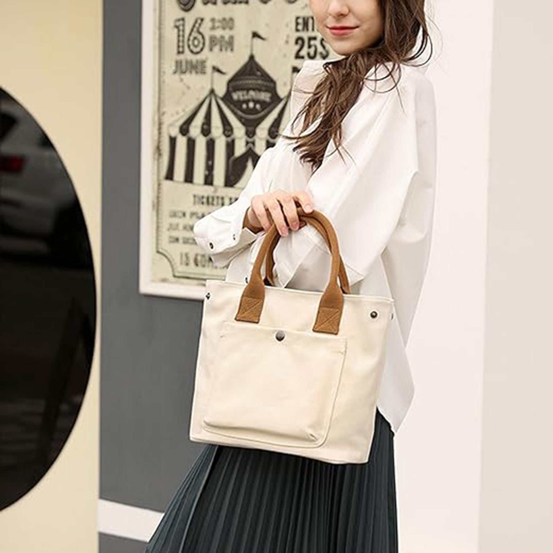 Fashionable Canvas Tote Bag for Women