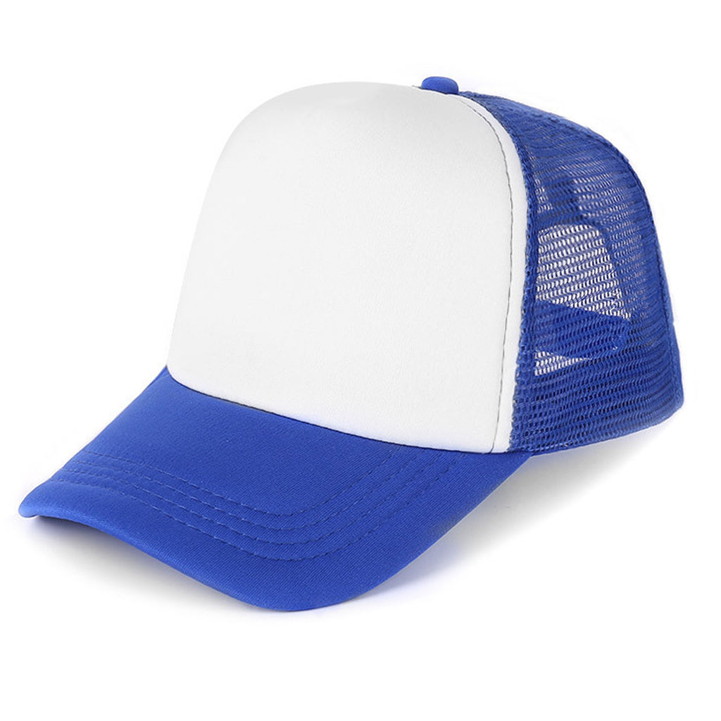 Trucker Mesh Caps w/ Sponge Visor & Plastic Snapback