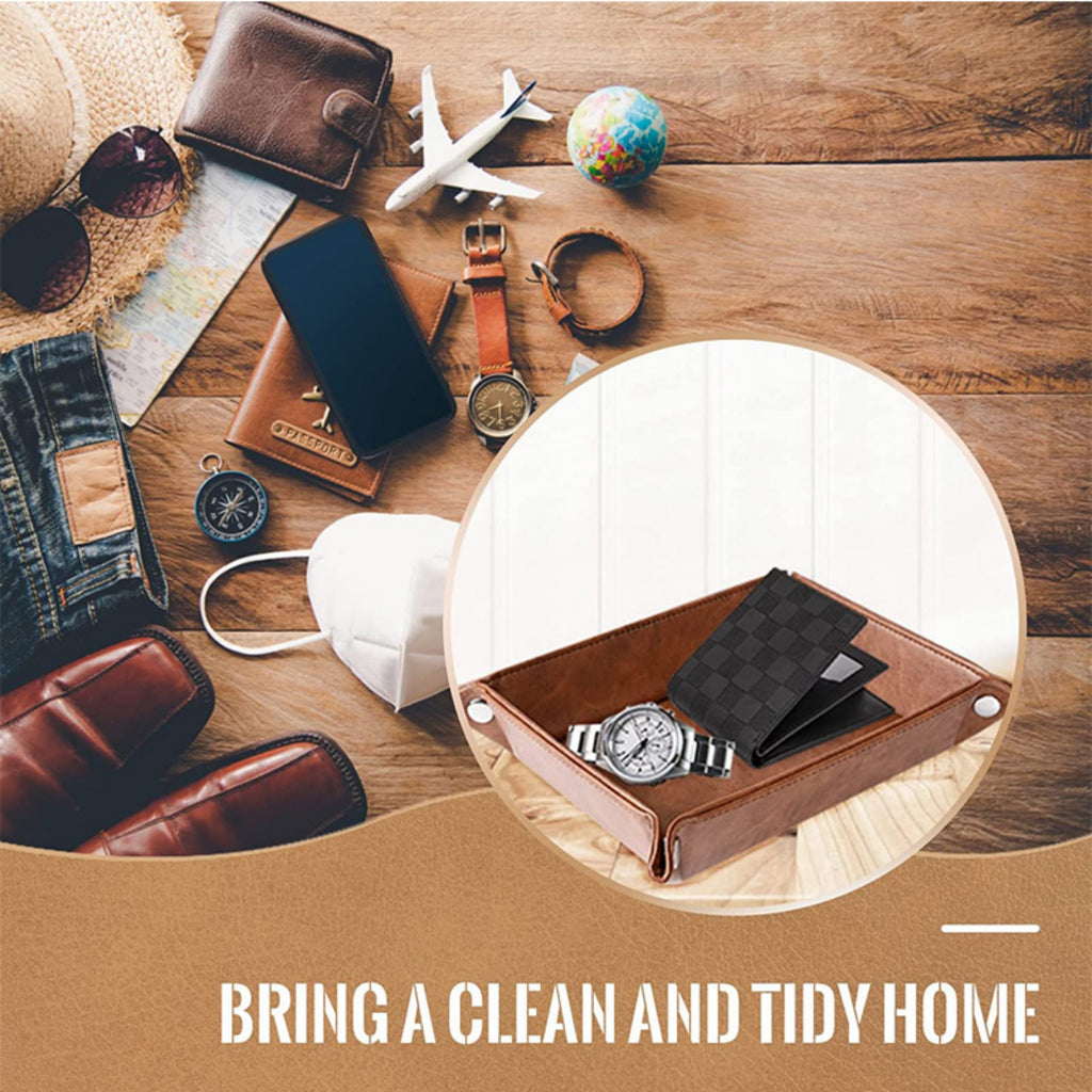 Pu Leather Tray Storage Tray