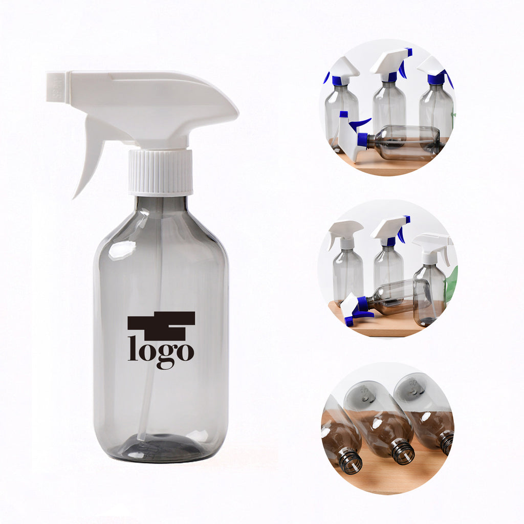 Transparent Black Spray Bottle