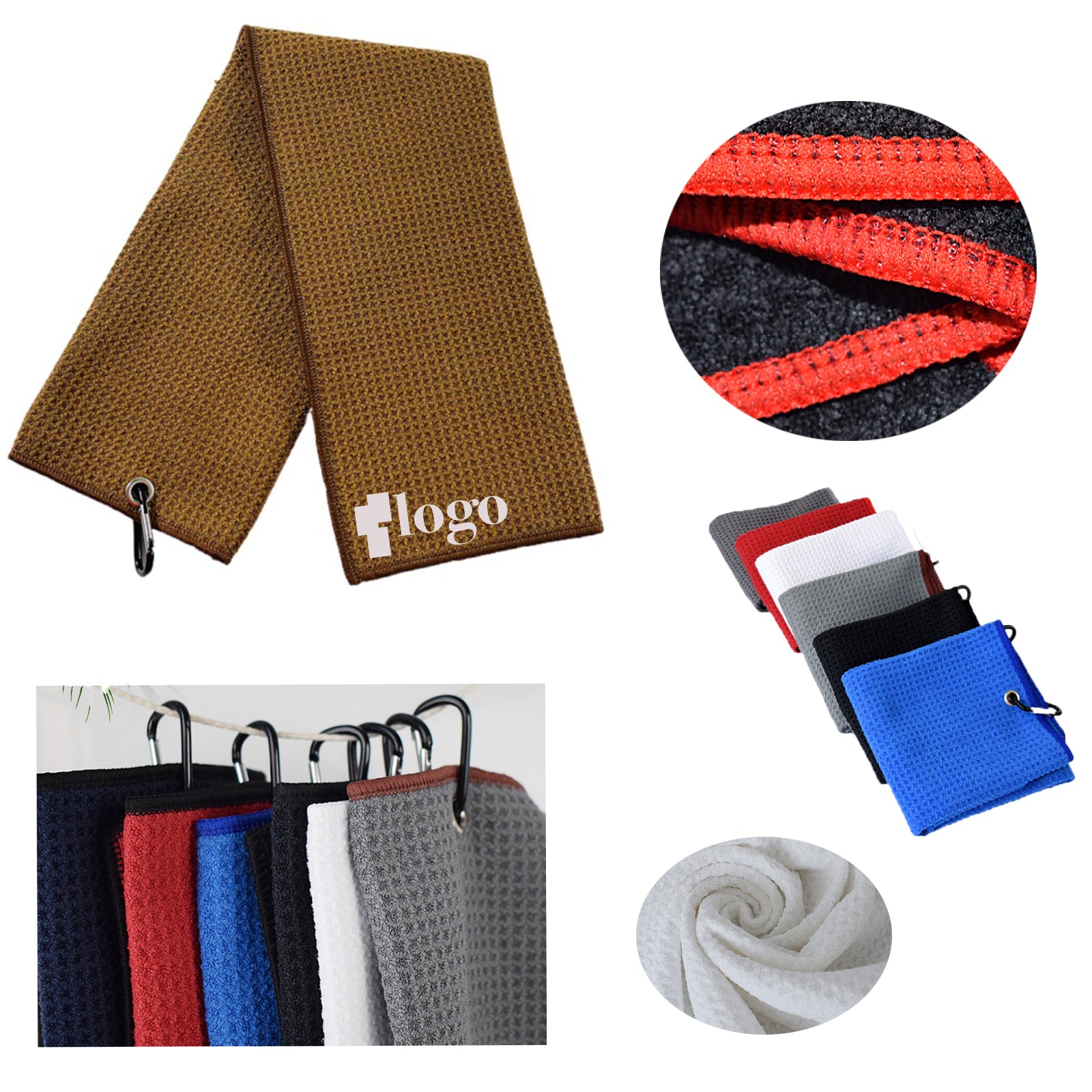 Waffle Golf Towel