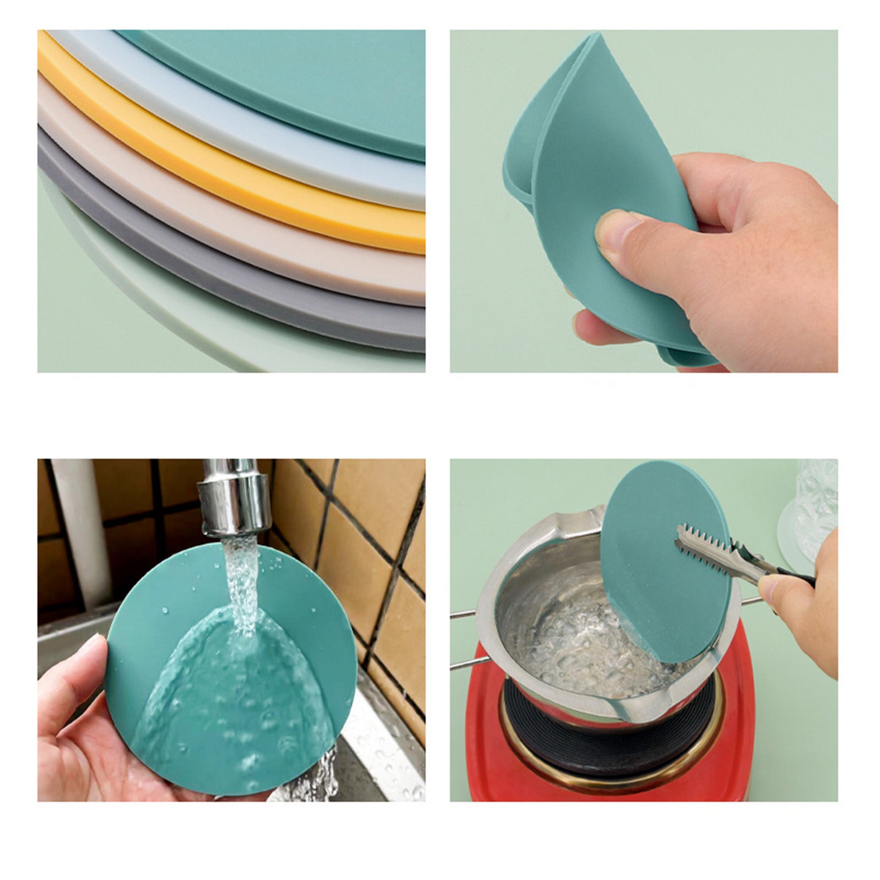 Multi-Colored Silicone Coaster