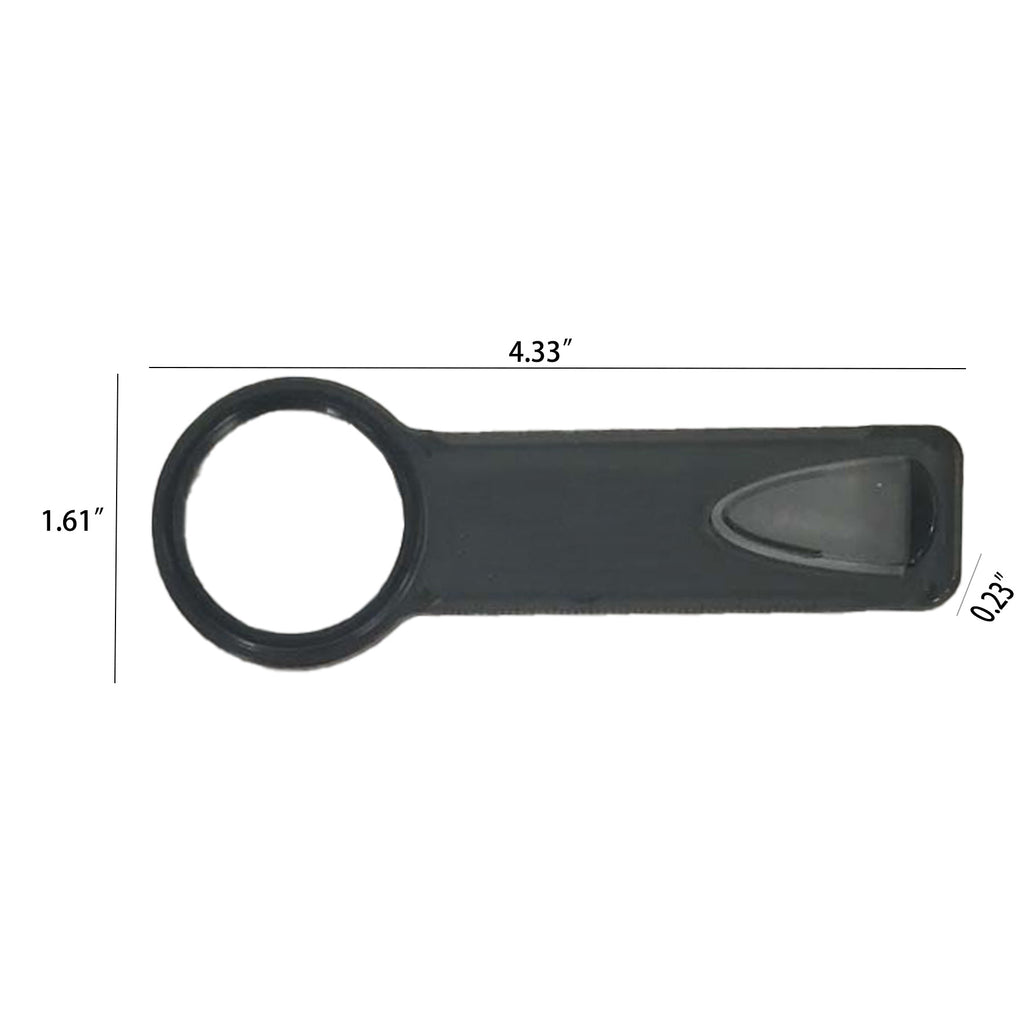Union Printed - Bookmark (3X) Magnifier With Ruler With1-Color Logo