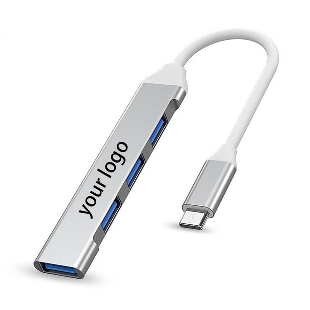 Type-C 3.0 Hub, 4-In-1 Usb-C Adapter With 3 Usb Ports